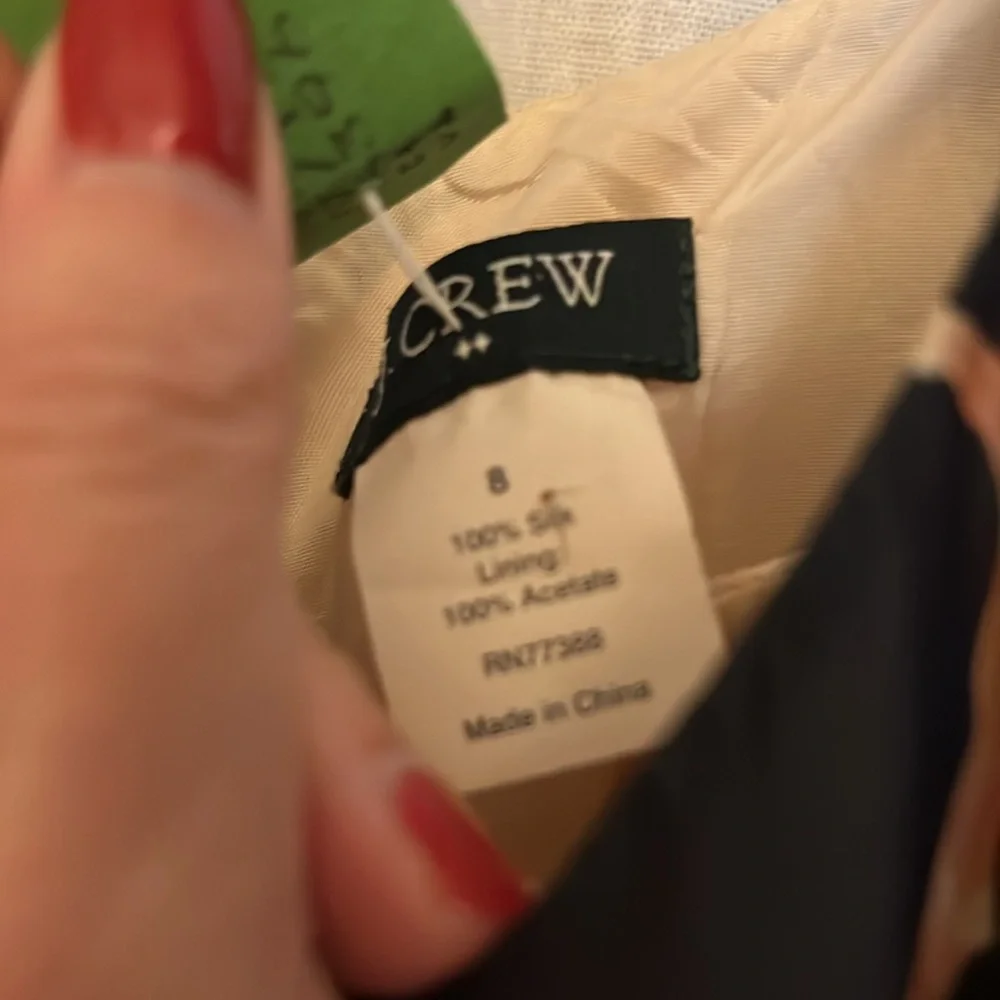 J. Crew 100% Silk Dress - Picture 2 of 2